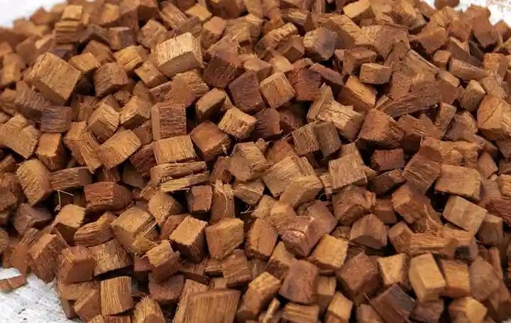Cocohusk — serpihan sabut kelapa alami close-up